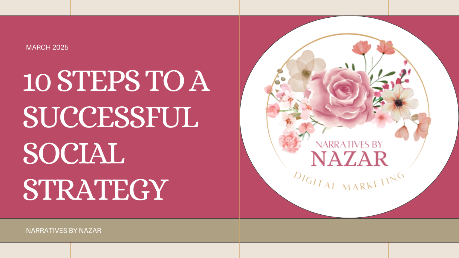 10 Steps to a successful Social Strategy