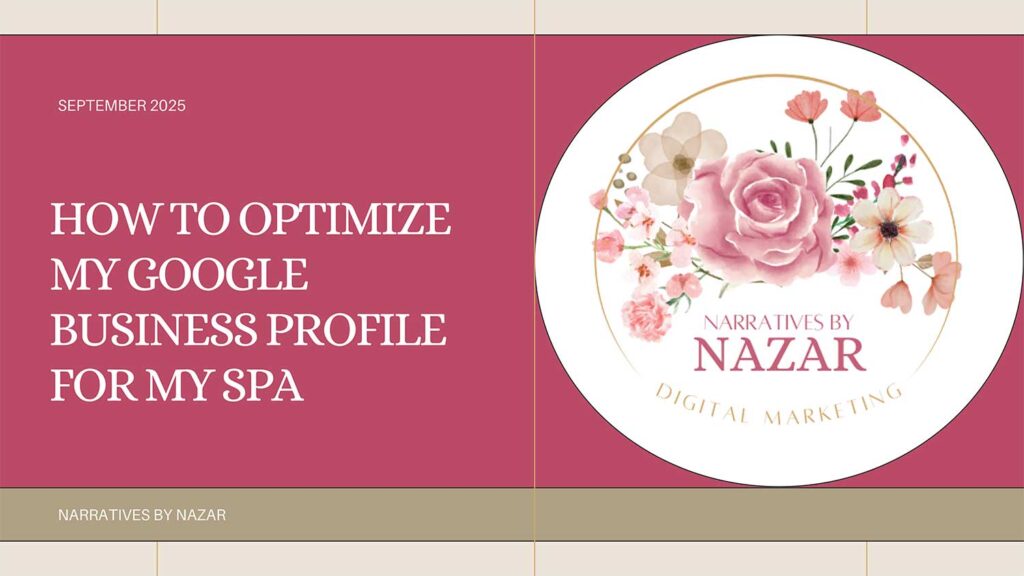 How to Optimize My Google Business Profile for My Spa