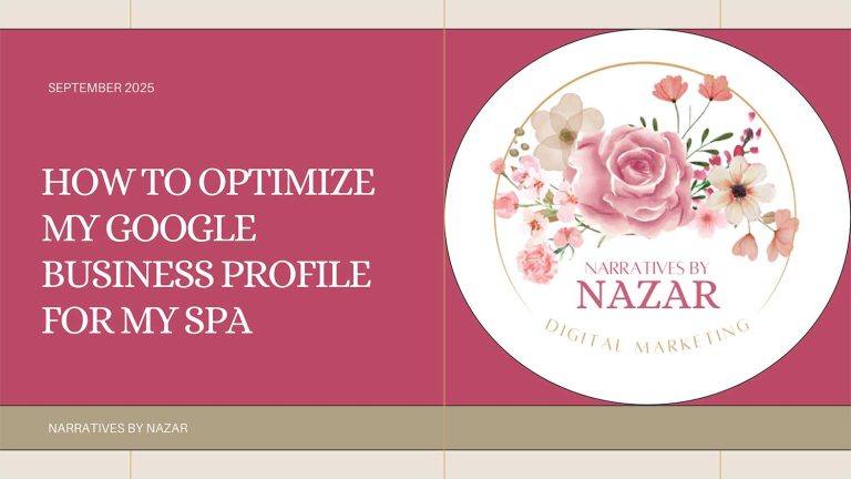 How to Optimize My Google Business Profile for My Spa