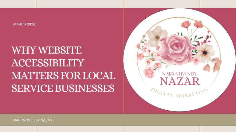 Illustrated guide cover about improving website accessibility for business websites.